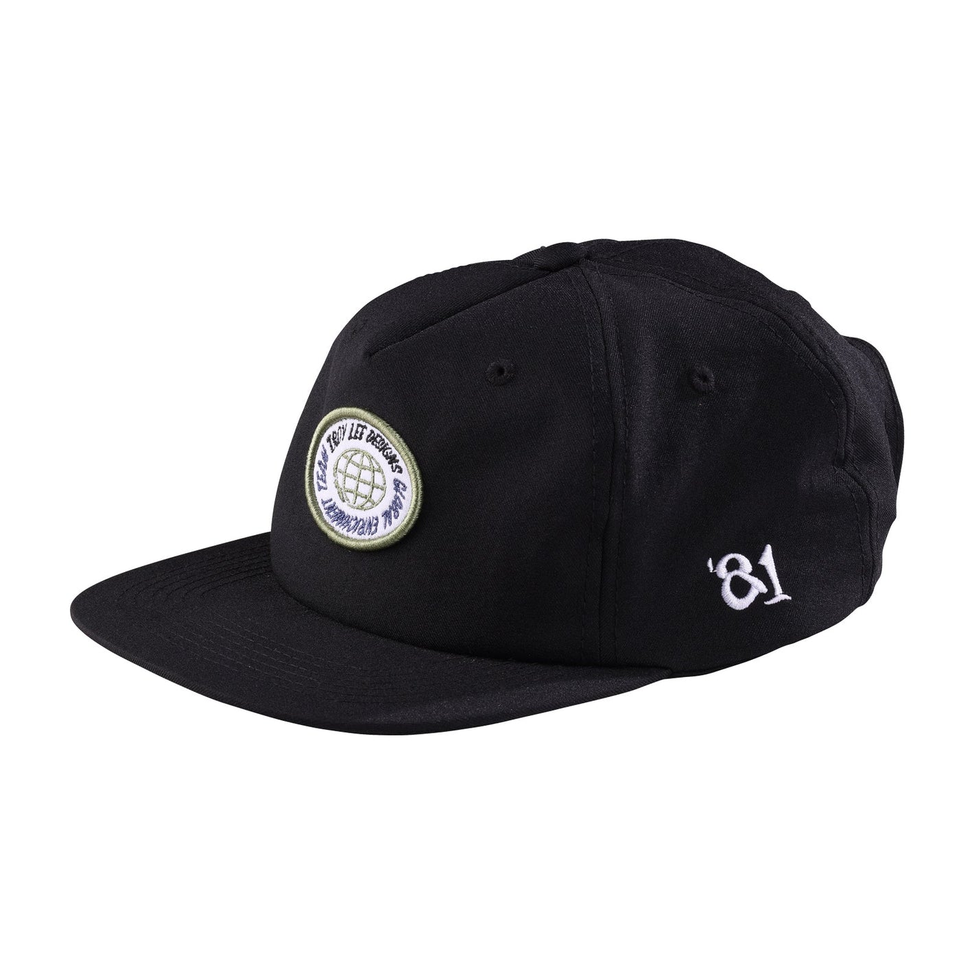 Troy Lee Designs Jockey Unstructured Strapback Enrichment Black - procircuitcl