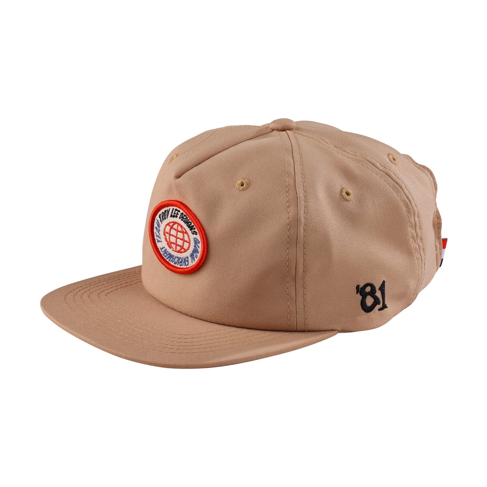 Troy Lee Designs Jockey Unstructured Strapback Enrichment Khaki - procircuitcl