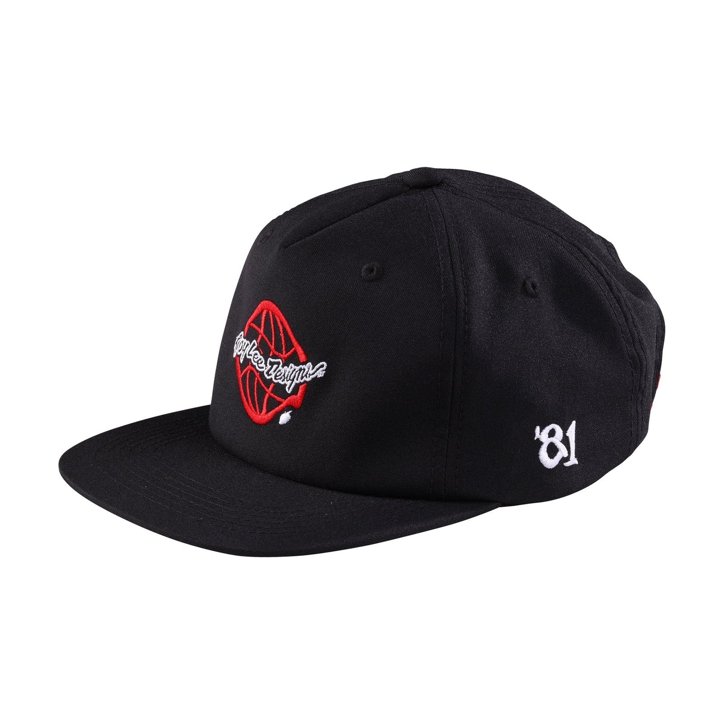 Troy Lee Designs Jockey Unstructured Strapback Global Black - procircuitcl