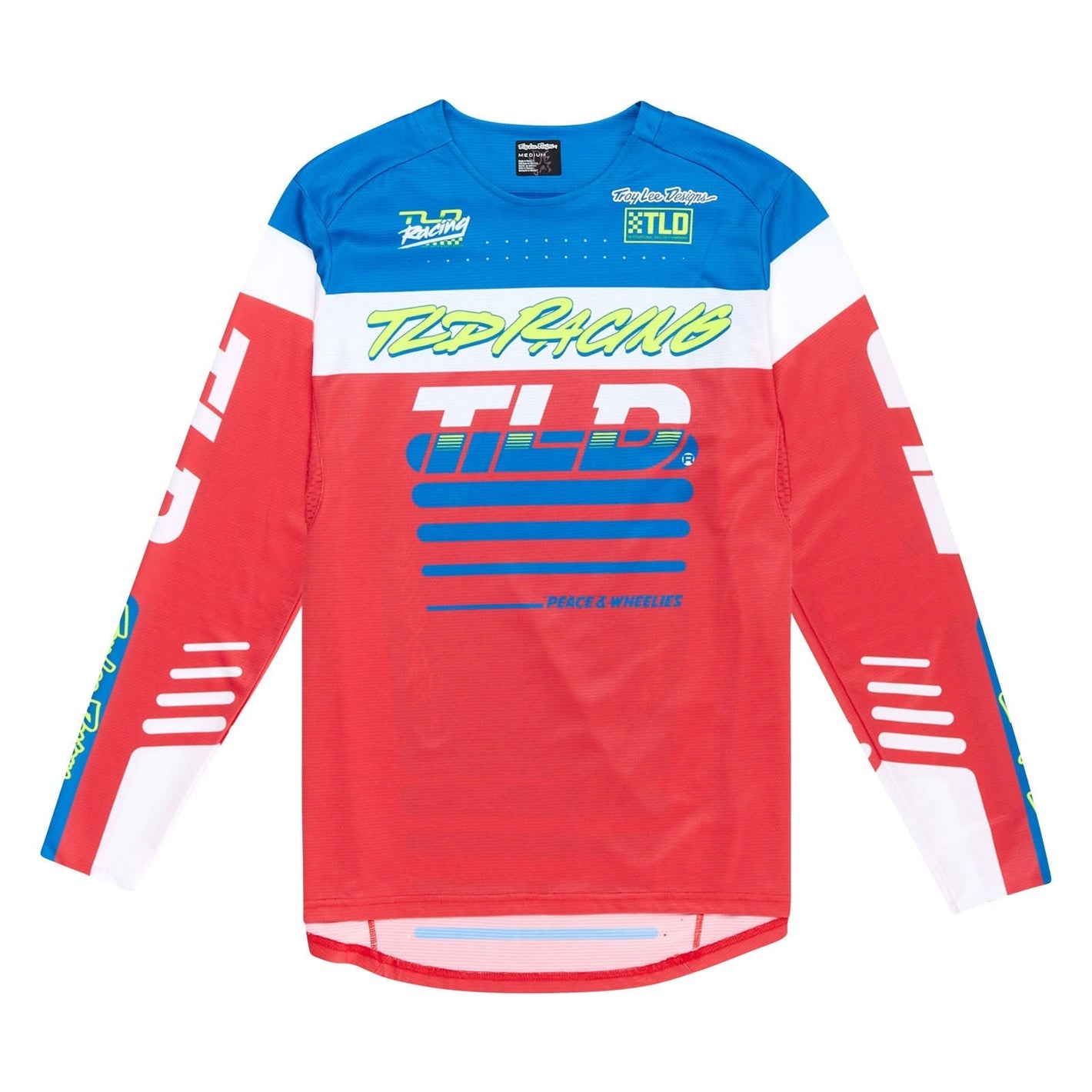 Troy Lee Designs Polera de Bicicleta Fifty - 50 Fiery Roja - procircuitcl