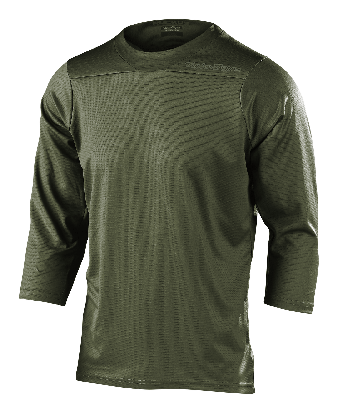 Troy Lee Designs Polera de bicicleta ruckus 3/4 solid Military - procircuitcl