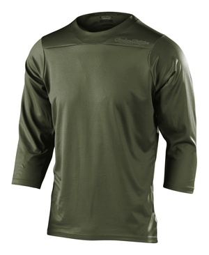 Troy Lee Designs Polera de bicicleta ruckus 3/4 solid Military - procircuitcl