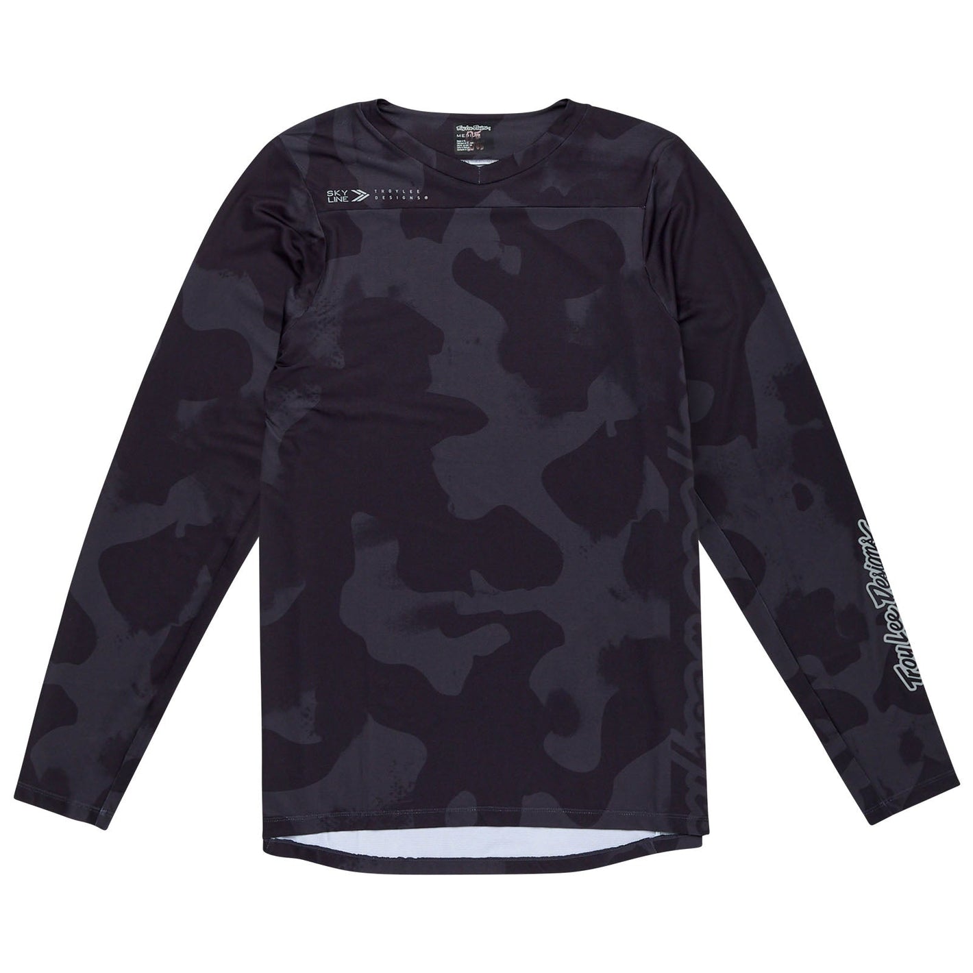 Troy Lee Designs Polera de Bicicleta Skyline LS Scrubland Negra - procircuitcl