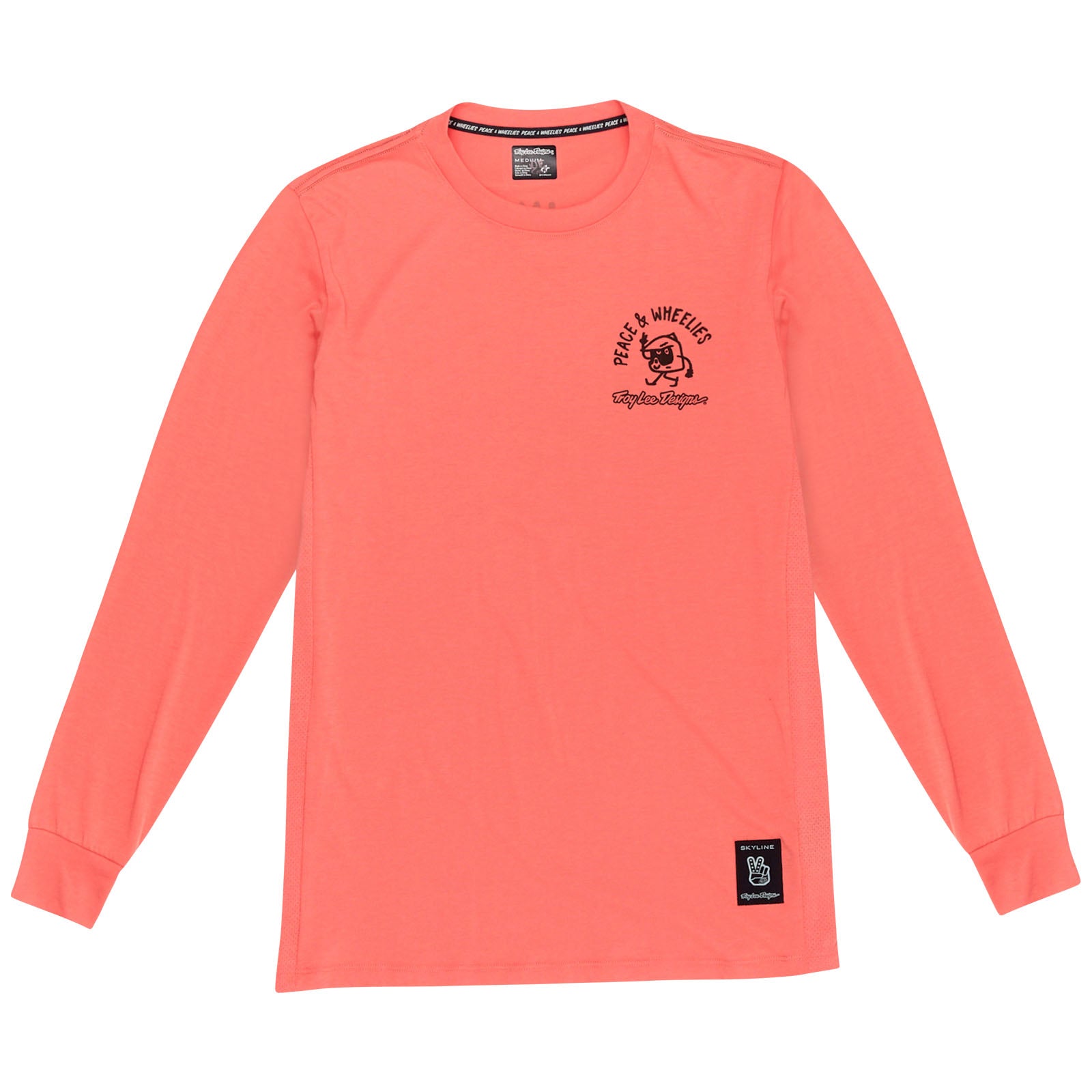 Troy Lee Designs Polera de Bicicleta Skyline Ride Tee P&W Melon - procircuitcl