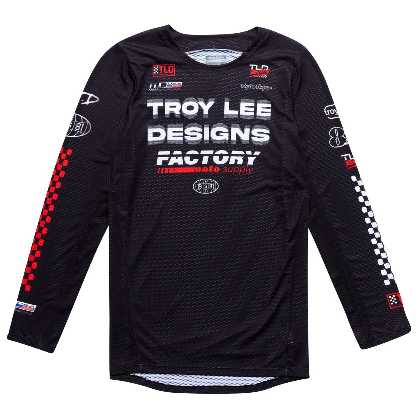 Troy Lee Designs Polera de Moto GP Pro Air Factory Negra - procircuitcl