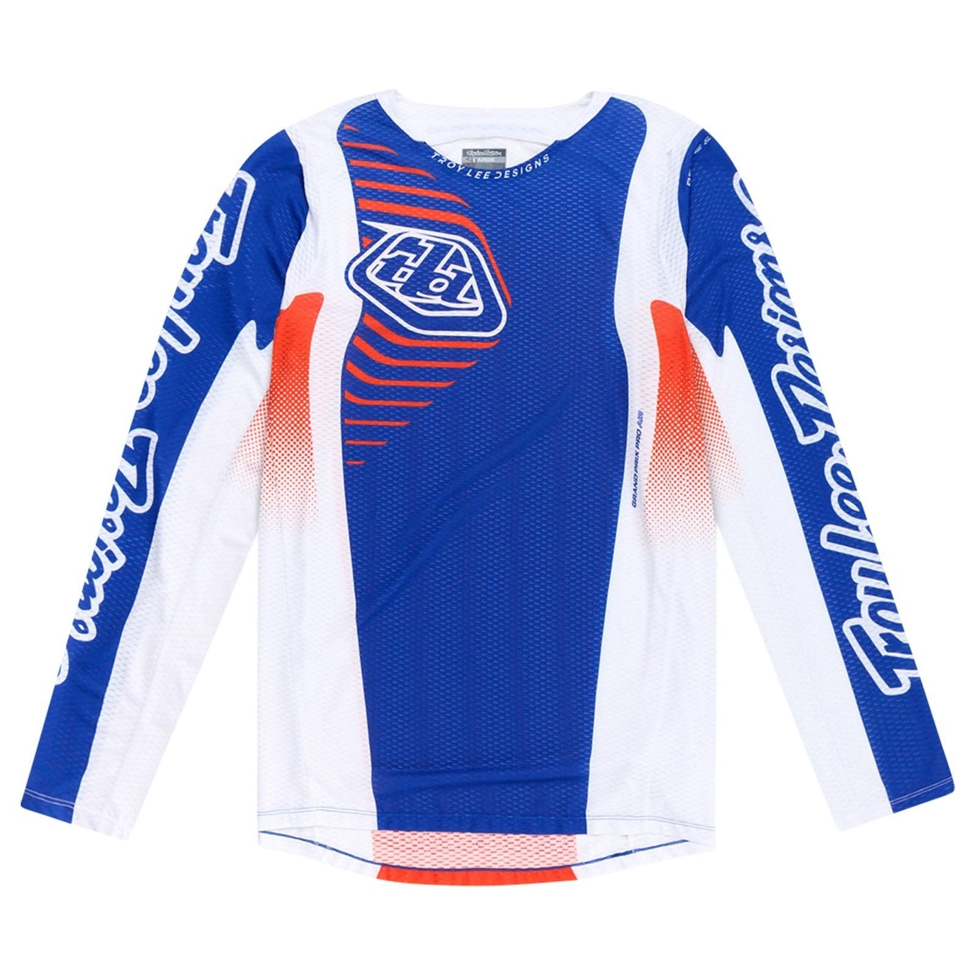 Troy Lee Designs Polera de Moto GP Pro Air Ripple Azul / Naranjo - procircuitcl