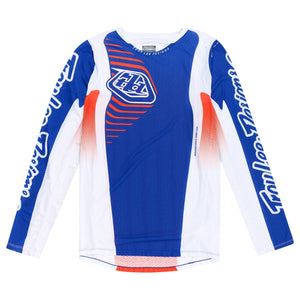 Troy Lee Designs Polera de Moto GP Pro Air Ripple Azul / Naranjo - procircuitcl
