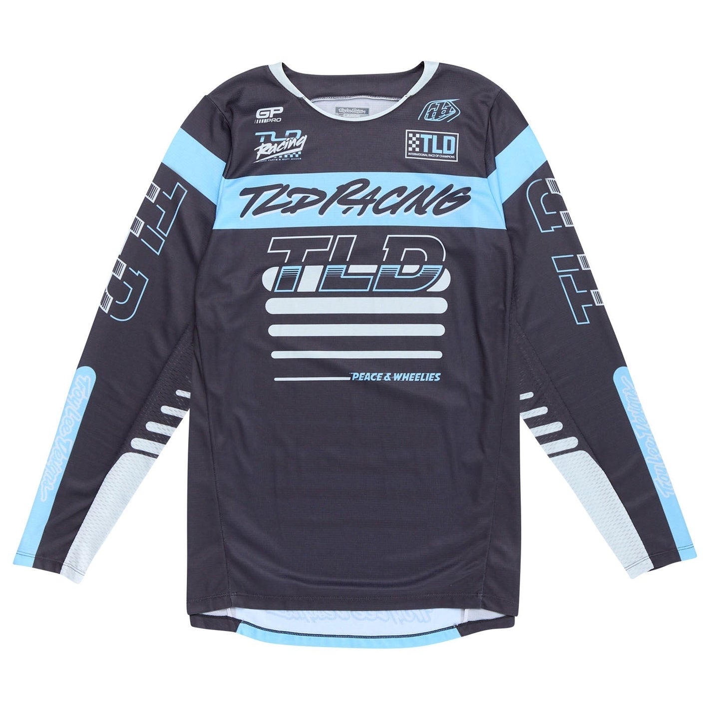 Troy Lee Designs Polera de Moto GP Pro Fifty - 50 Charcoal / Smoke - procircuitcl
