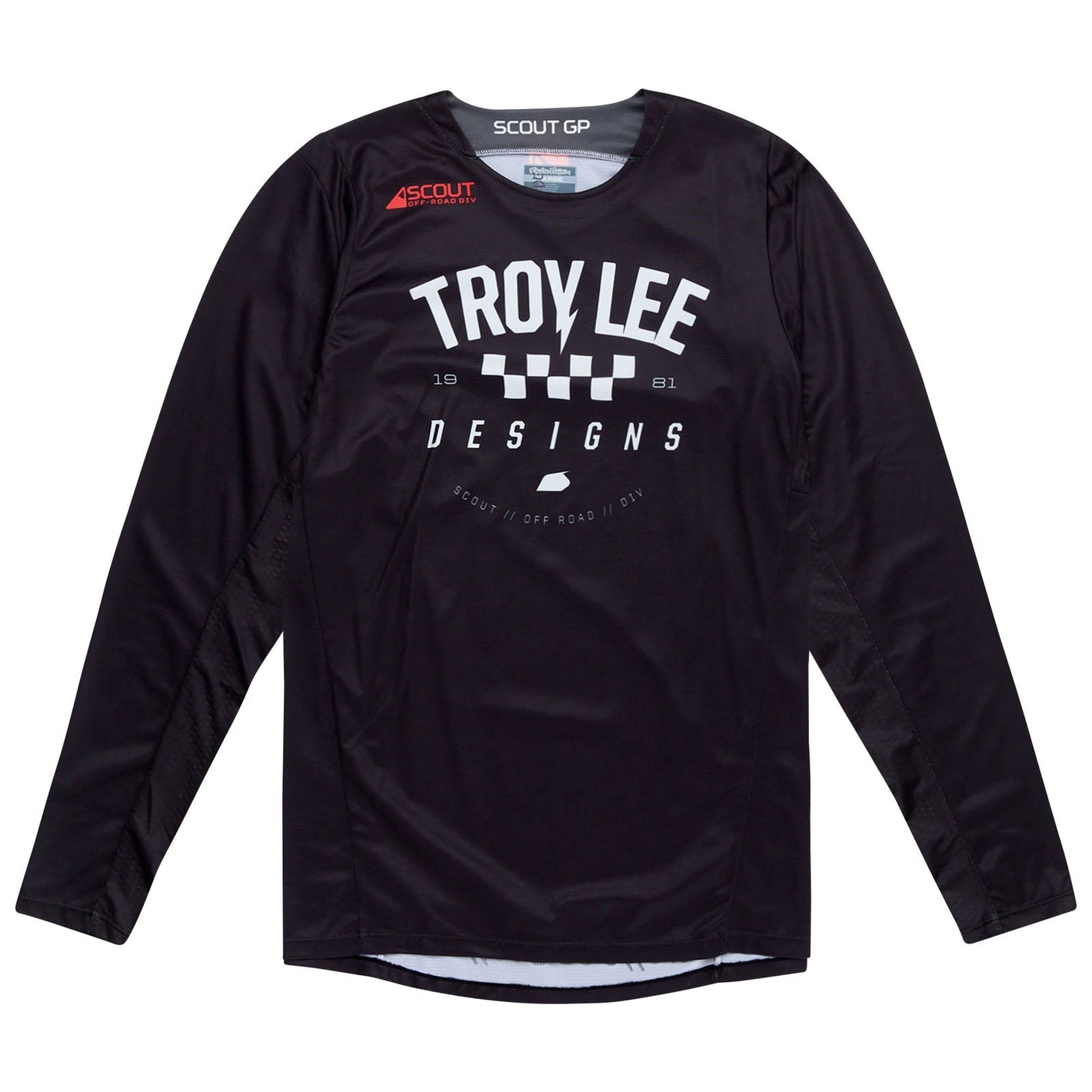 Troy Lee Designs Polera de Moto Scout GP Ripper Negra - procircuitcl