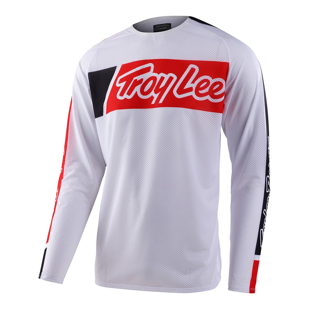 Troy Lee Designs Polera de Moto Se Pro Air Vox Blanco/Rojo - procircuitcl