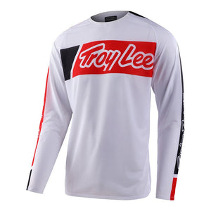 Troy Lee Designs Polera de Moto Se Pro Air Vox Blanco/Rojo - procircuitcl