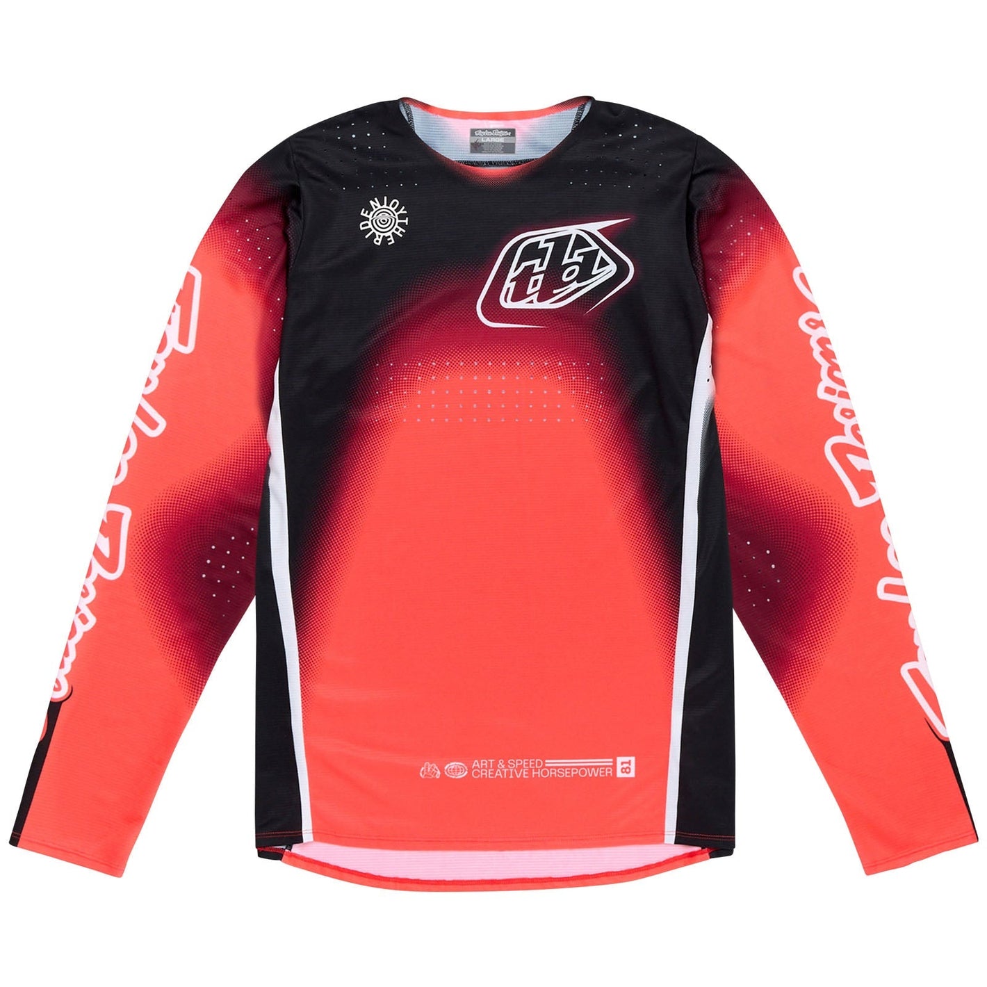 Troy Lee Designs Polera de Moto SE Pro Array Infra Roja / Negra - procircuitcl