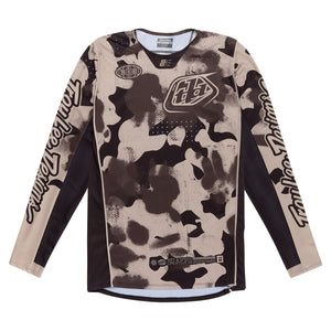 Troy Lee Designs Polera de Moto SE Pro Blotted Phantom / Taupe - procircuitcl