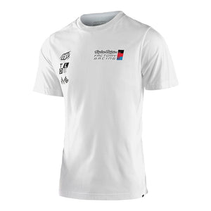 Troy Lee Designs Polera Factory Pit Crew Blanca - procircuitcl