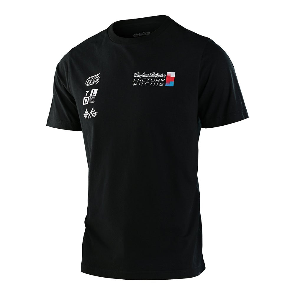 Troy Lee Designs Polera Factory Pit Crew Negra - procircuitcl