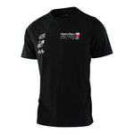 Troy Lee Designs Polera Factory Pit Crew Negra - procircuitcl