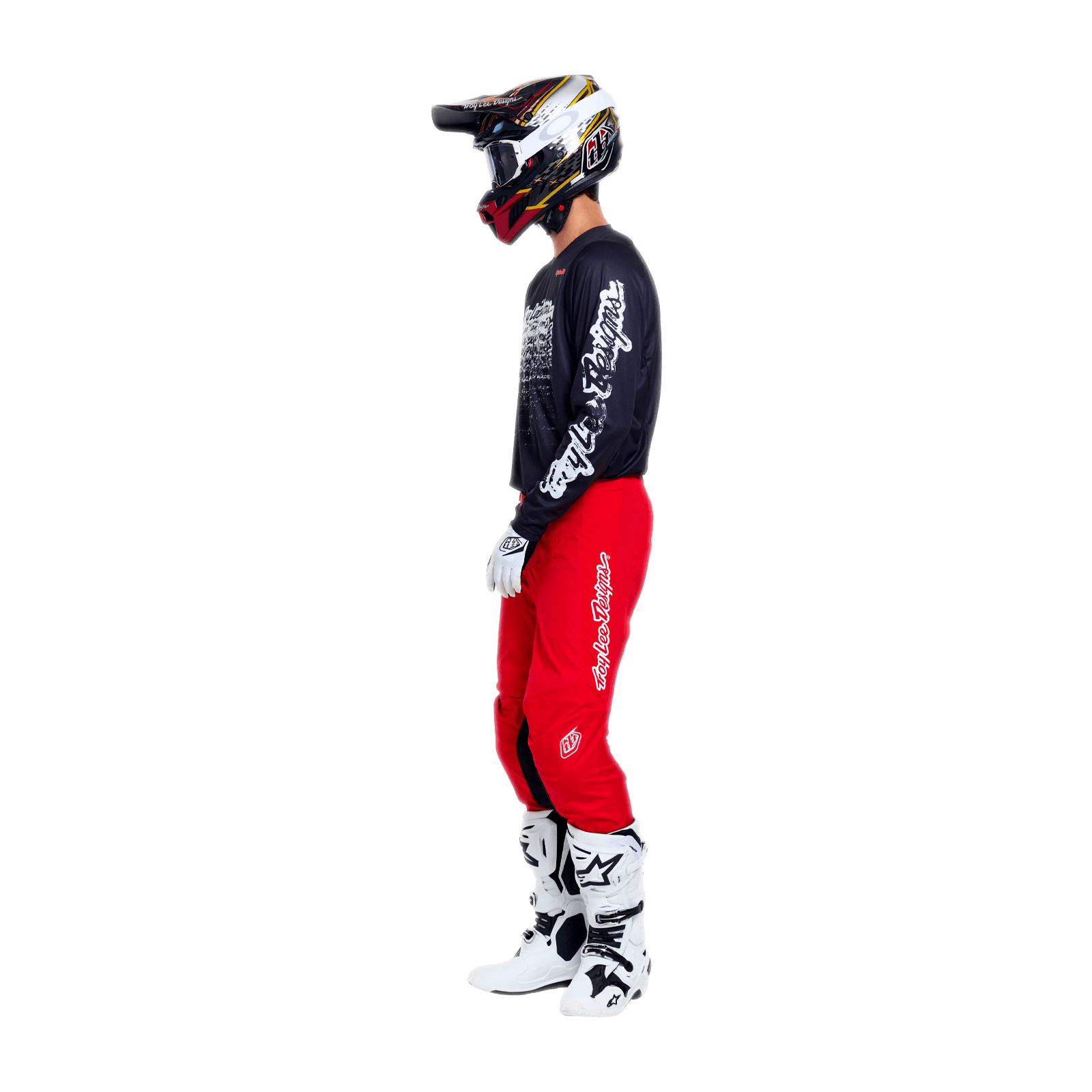 TROY LEE DESIGNS POLERA GP PRO STAMP BLACK SM - procircuitcl