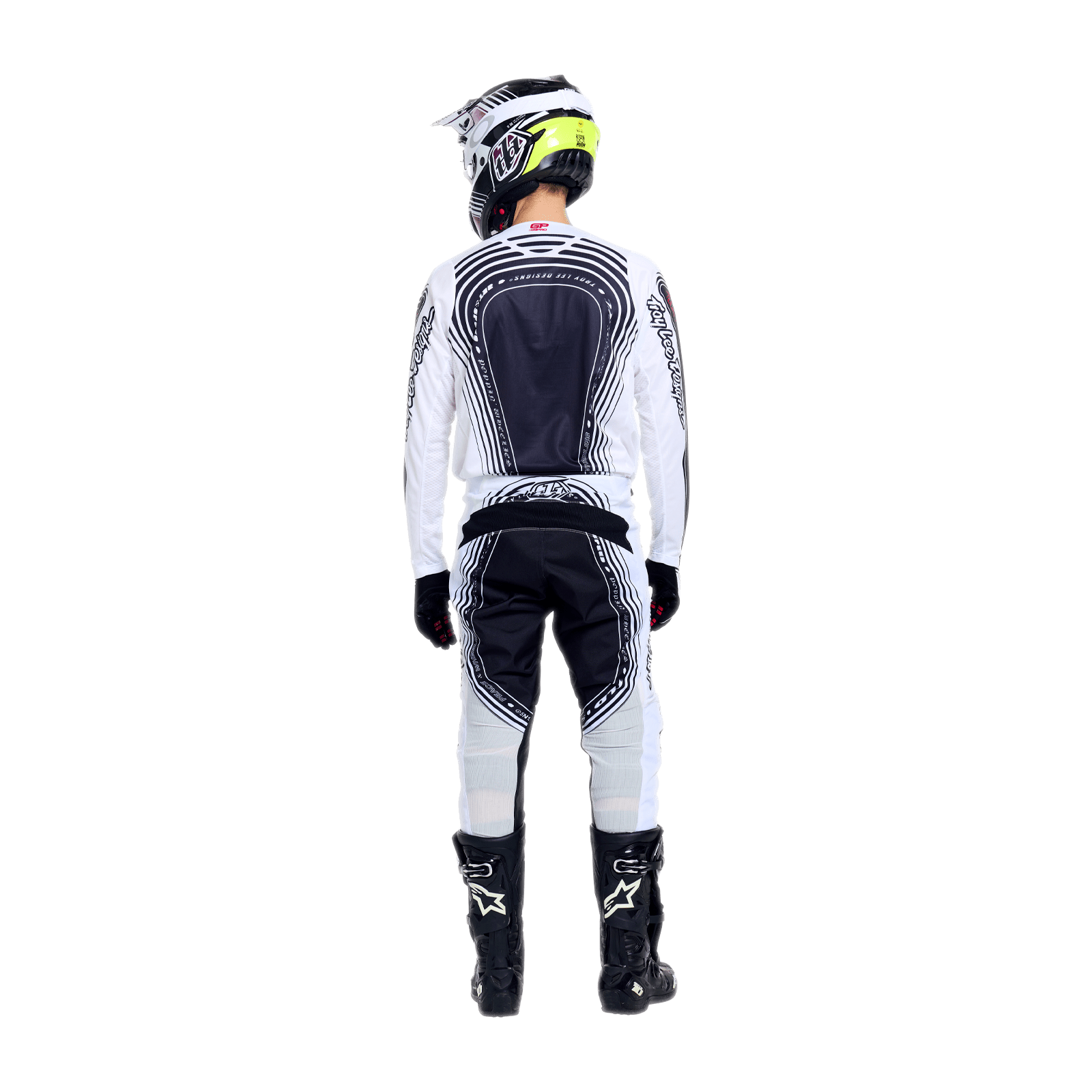 TROY LEE DESIGNS POLERA GP PRO STREAMLINE BLACK / WHITE - procircuitcl