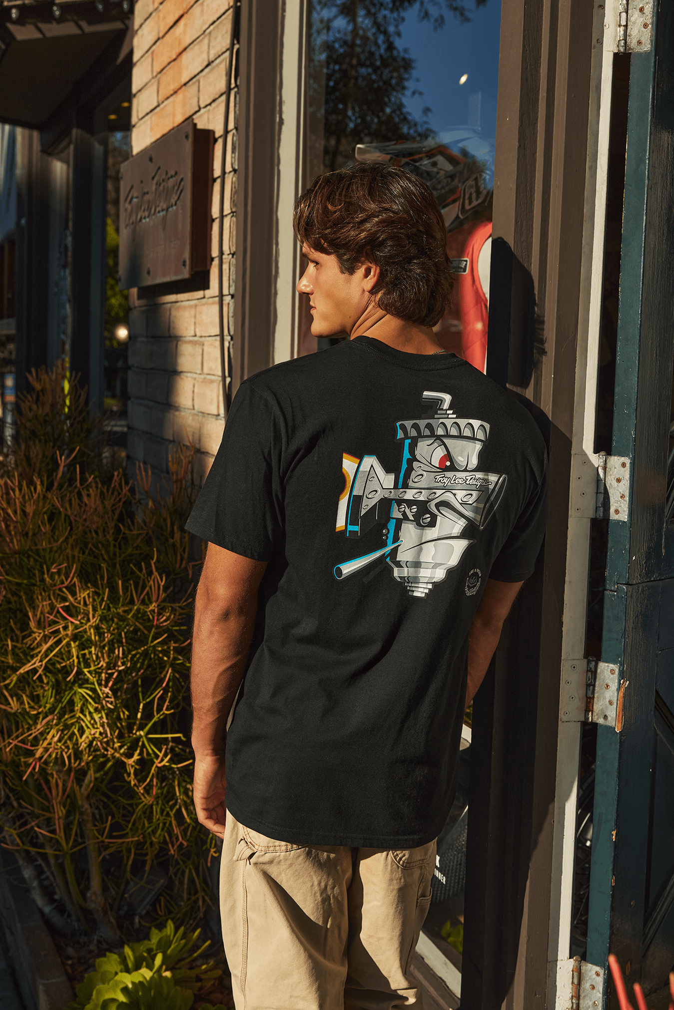 TROY LEE DESIGNS POLERA MANGA CORTA CARB CLUB BLACK - procircuitcl