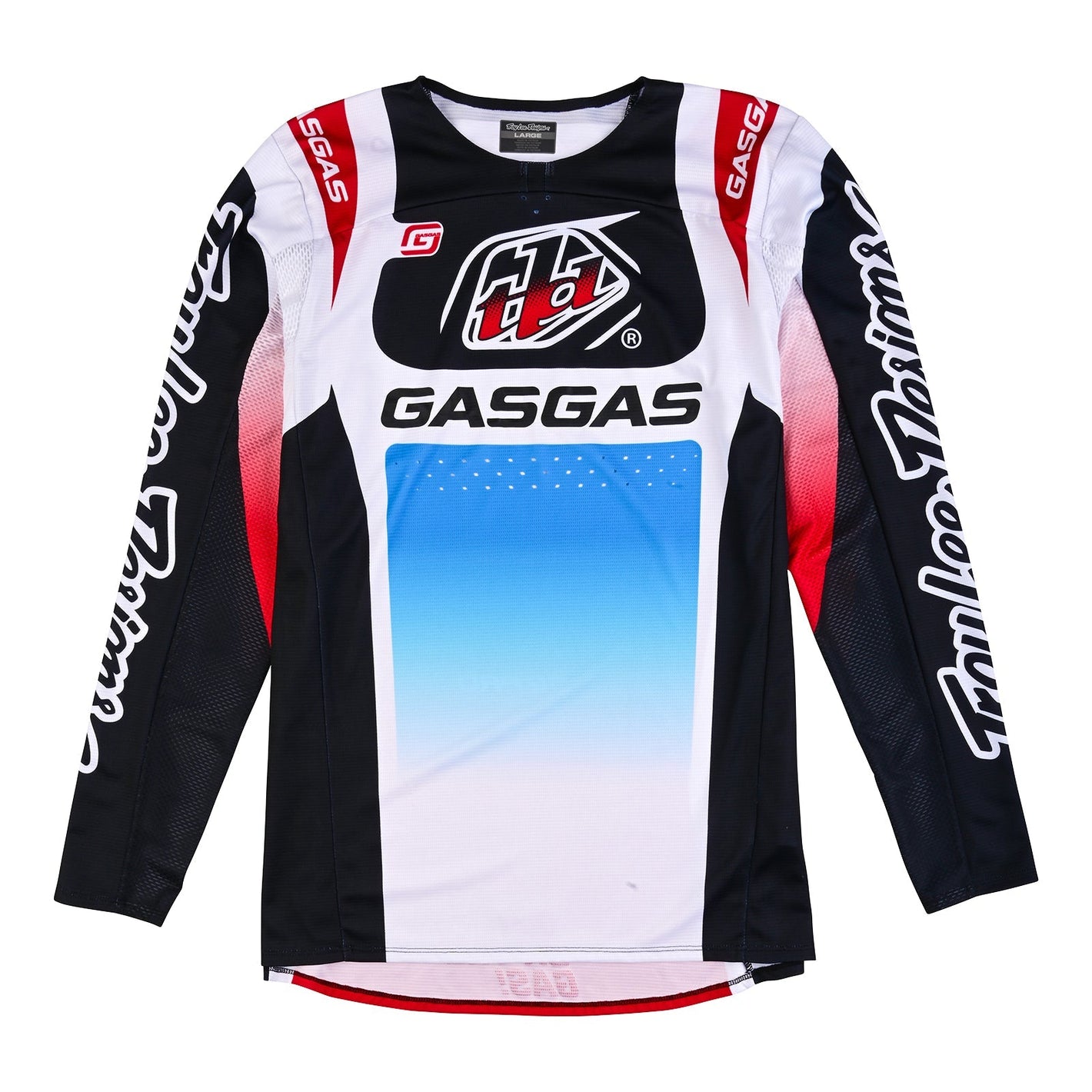 Troy Lee Designs Polera SE Pro GasGas Fumes Negro/Blanco - procircuitcl