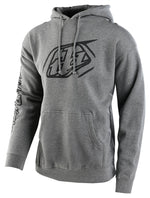 Troy Lee Designs Polerón Cropped Badge Gris - procircuitcl