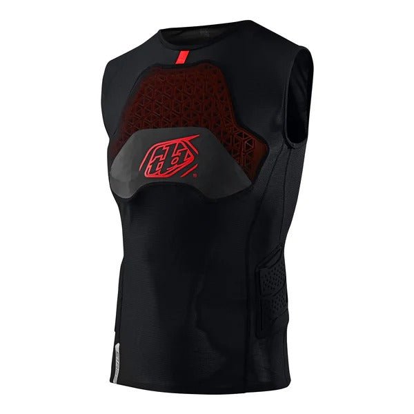 Troy Lee Designs Protector De Torso Sin Manga Stage Ghost D30 Solid Black - procircuitcl