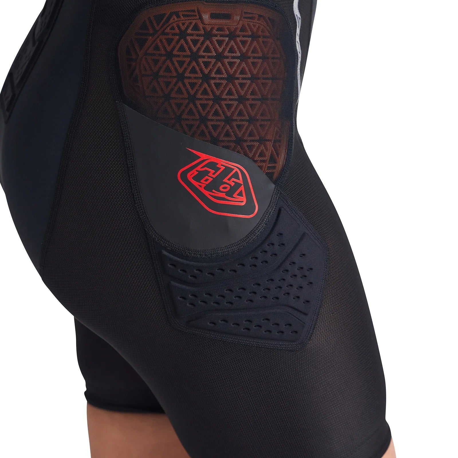 Troy Lee Designs Short Protector Stage Ghost D30 Solid Black - procircuitcl
