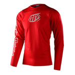 Troy Lee Designs Skyline Ls Chill Polera Iconic Fiery Rojo - procircuitcl