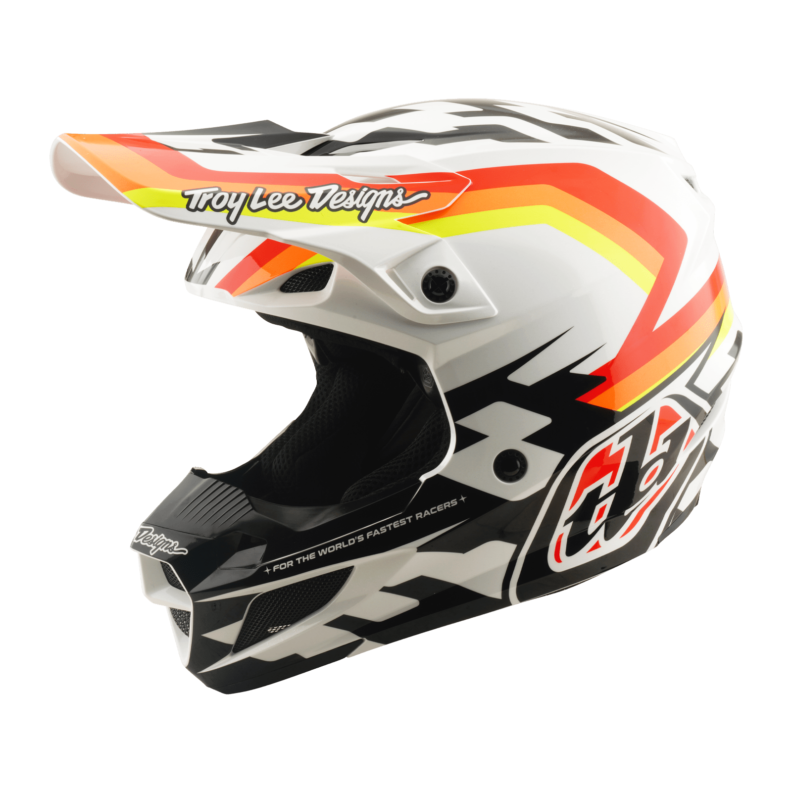 TROY LEE DESING CASCO SE5 POLYCARBONATE DASH ORANGE - procircuitcl