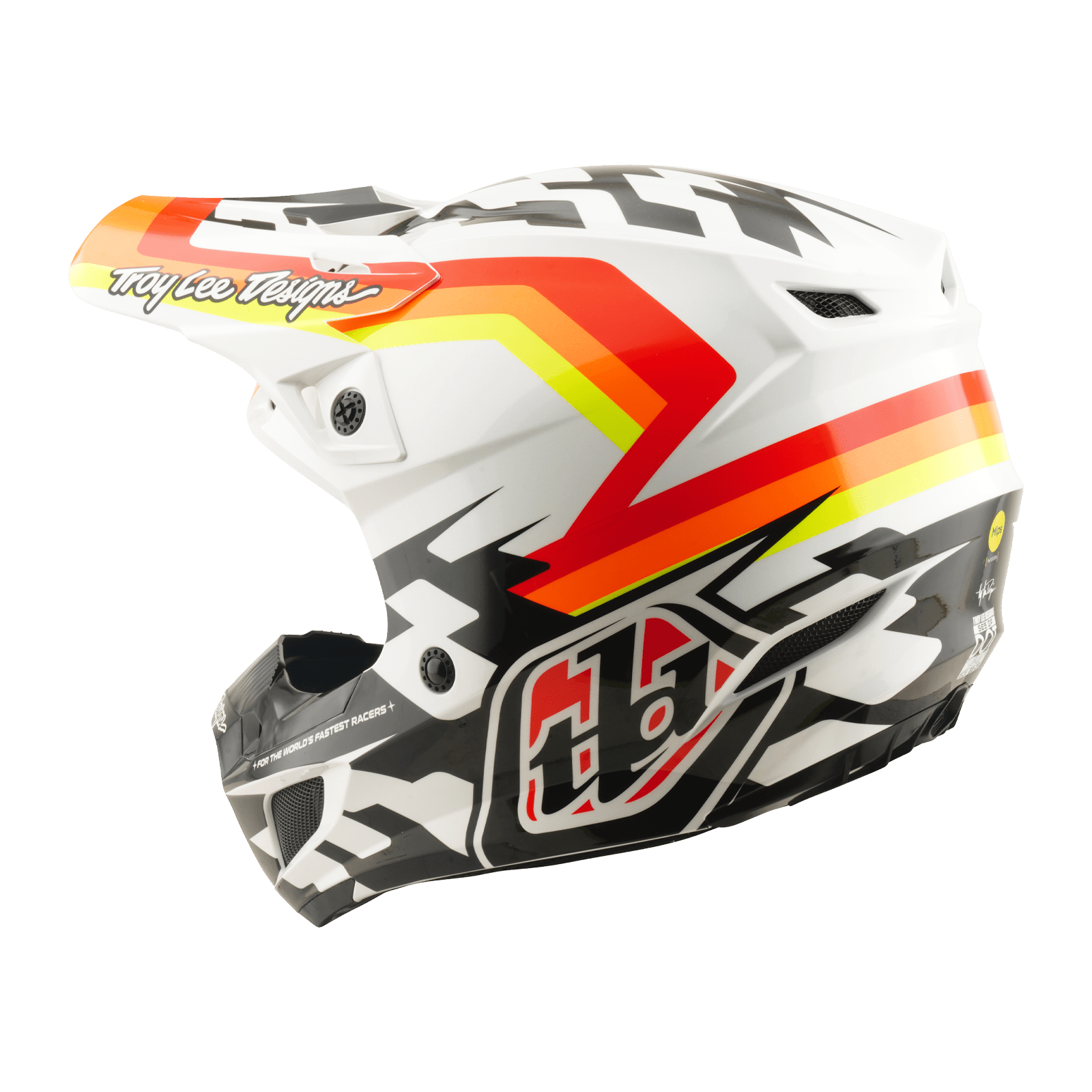 TROY LEE DESING CASCO SE5 POLYCARBONATE DASH ORANGE - procircuitcl