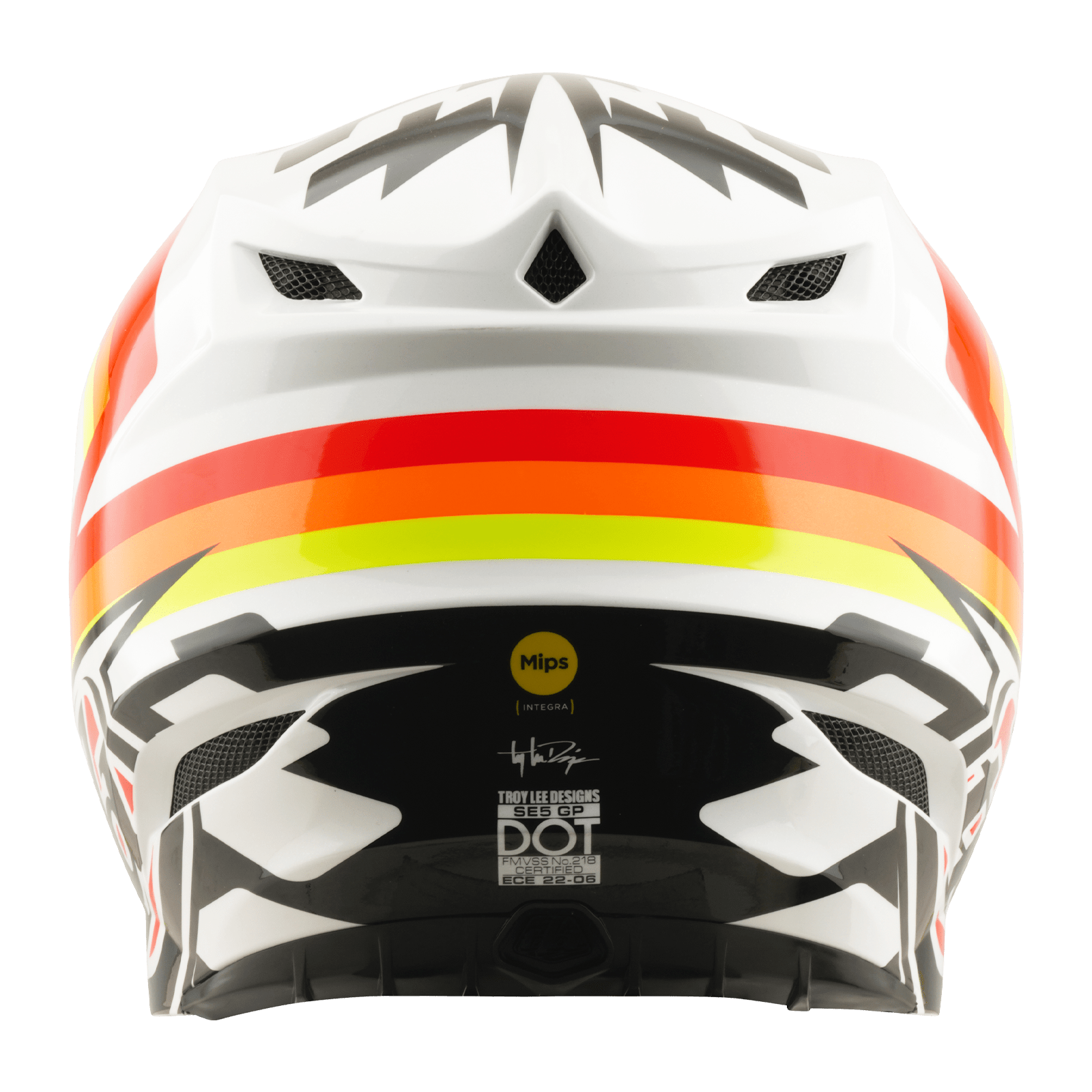 TROY LEE DESING CASCO SE5 POLYCARBONATE DASH ORANGE - procircuitcl