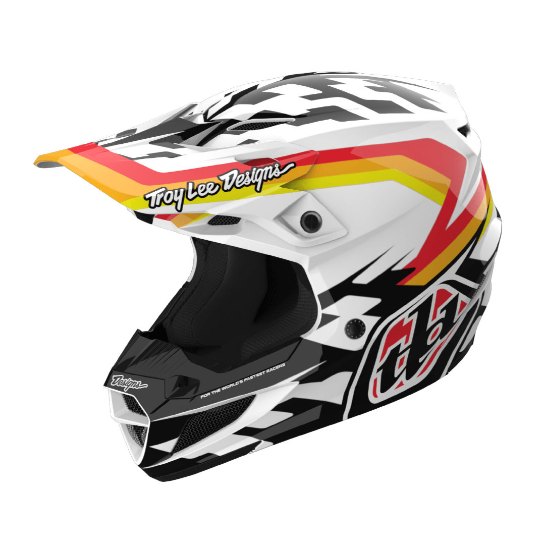 TROY LEE DESING CASCO SE5 POLYCARBONATE DASH ORANGE - procircuitcl