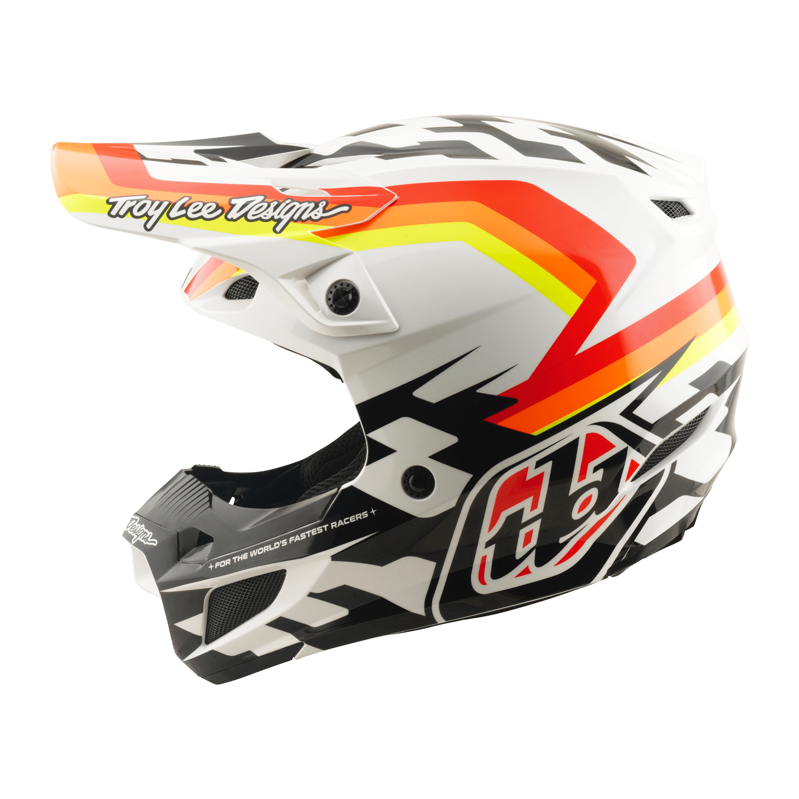 TROY LEE DESING CASCO SE5 POLYCARBONATE DASH ORANGE - procircuitcl