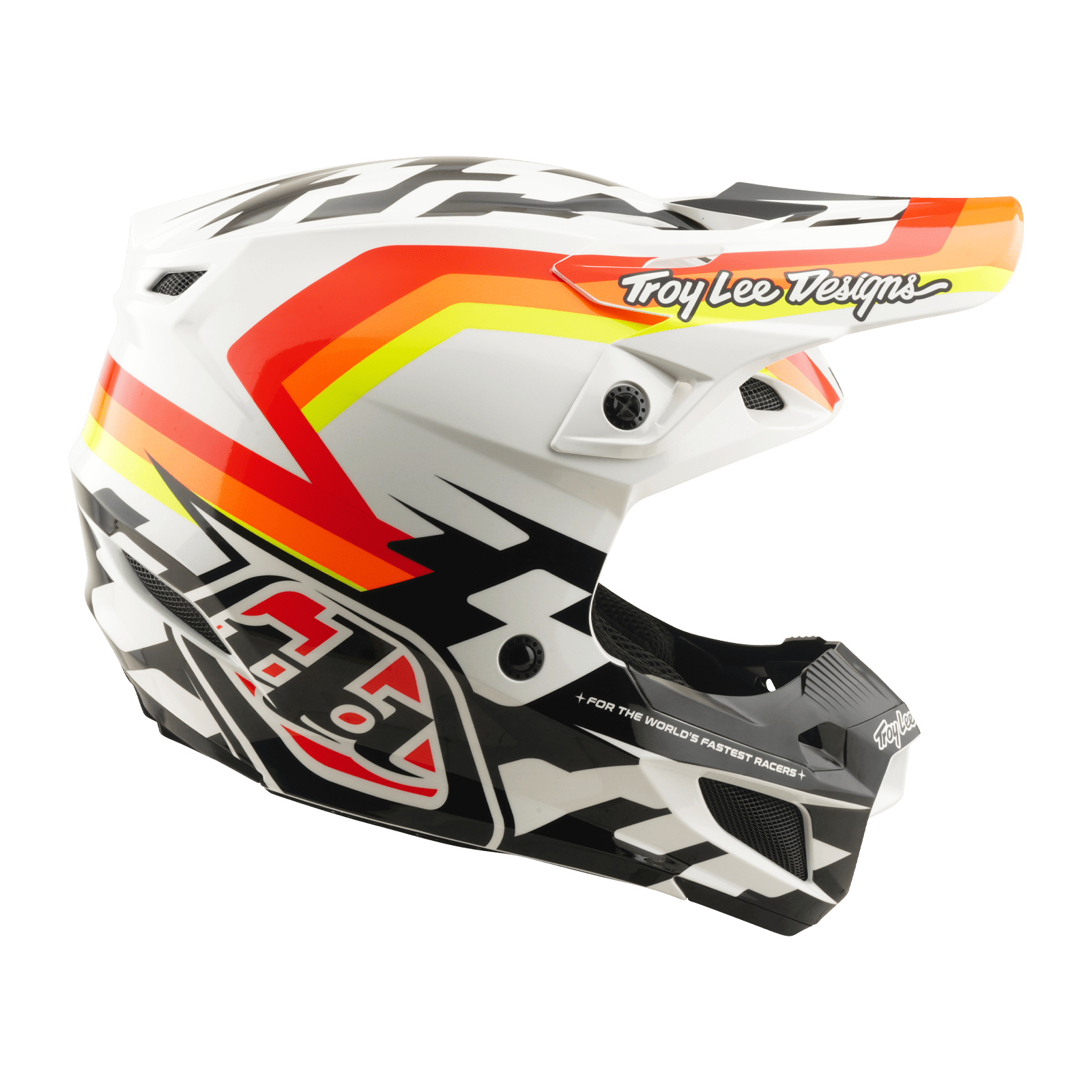 TROY LEE DESING CASCO SE5 POLYCARBONATE DASH ORANGE - procircuitcl