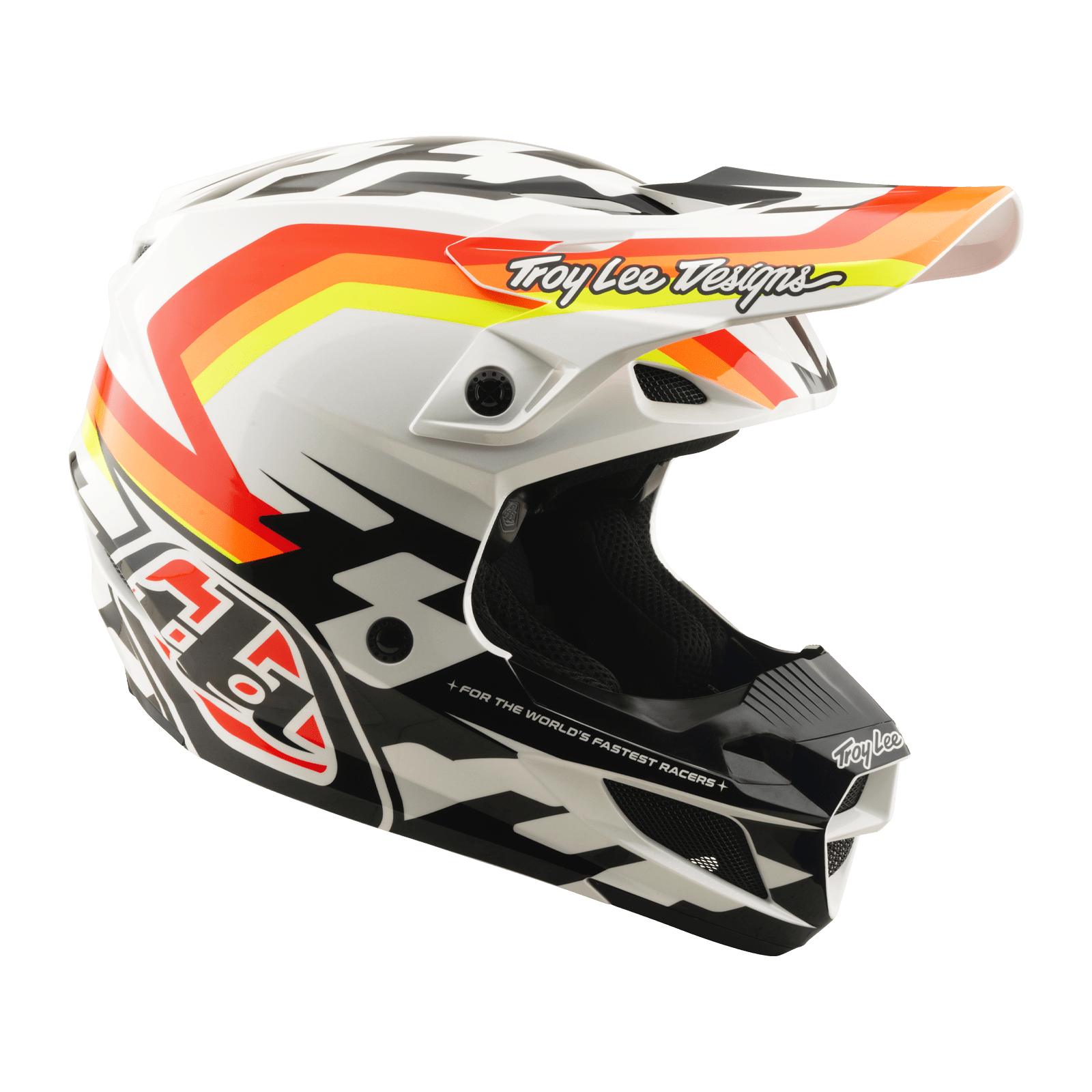 TROY LEE DESING CASCO SE5 POLYCARBONATE DASH ORANGE - procircuitcl