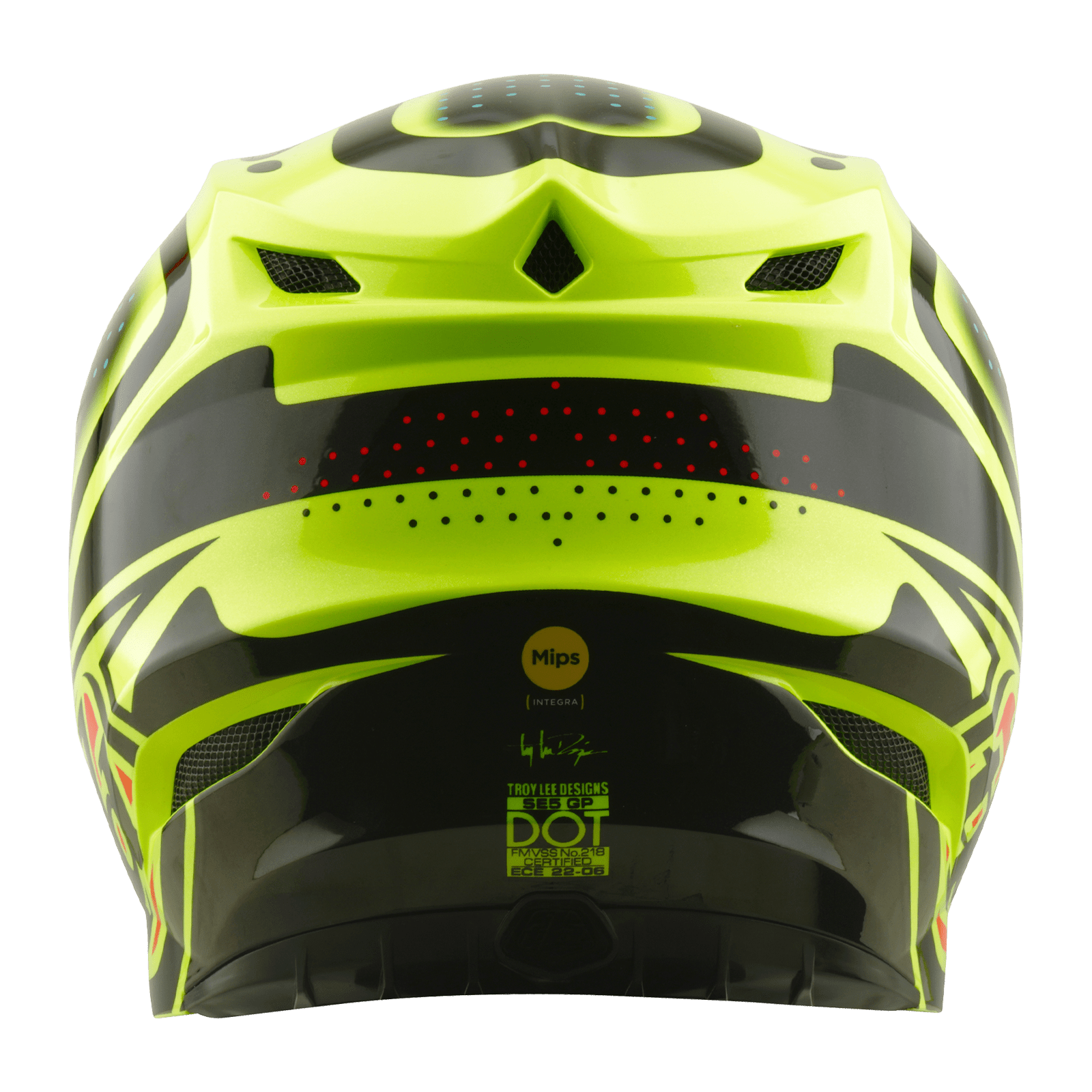 TROY LEE DESING CASCO SE5 POLYCARBONATE THE LINE FLO YELLOW - procircuitcl