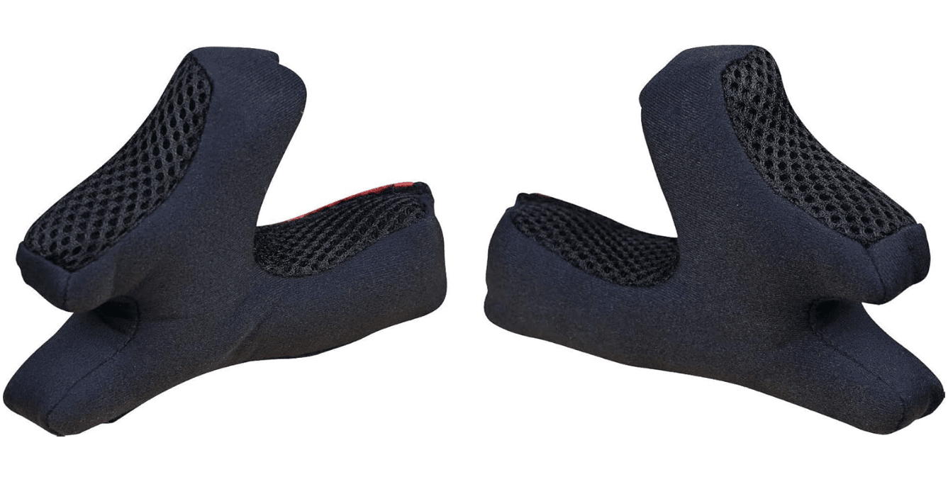 TROY LEE DESING GP PRO CHEEKPAD SOLID BLACK 28MM - procircuitcl