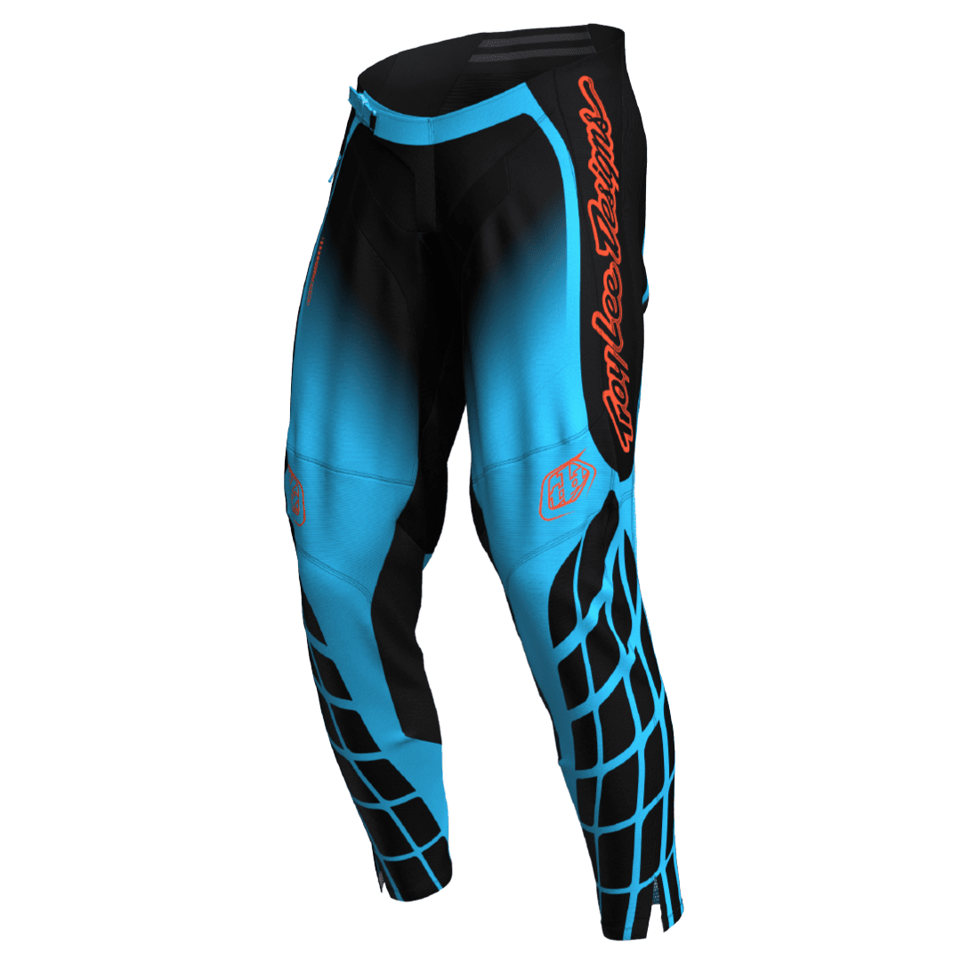 TROY LEE DESING PANTALÓN GP PRO FRAMEWORK BLACK / CYAN - procircuitcl
