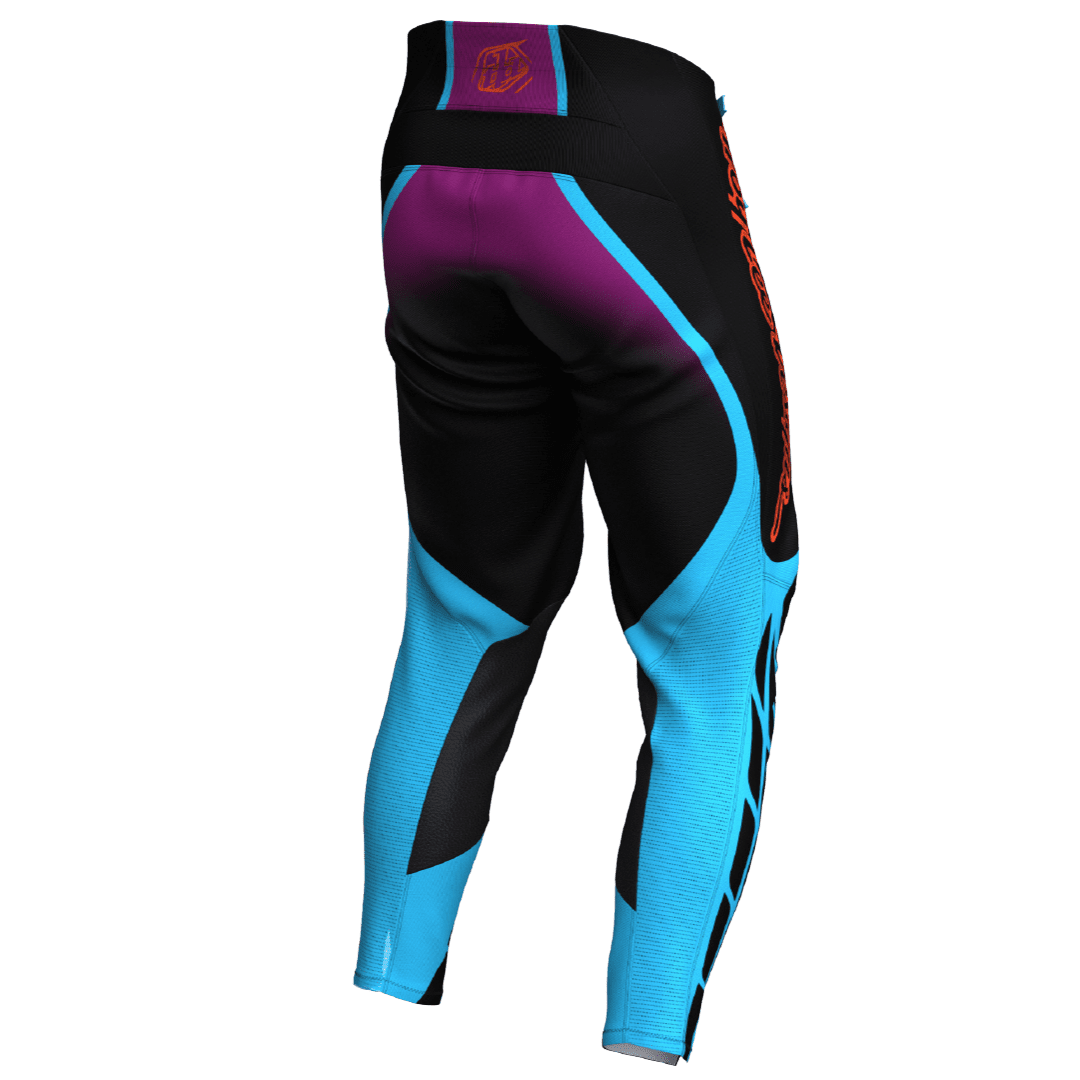 TROY LEE DESING PANTALÓN GP PRO FRAMEWORK BLACK / CYAN - procircuitcl