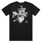 TROY LEE DESING POLERA MANGA CORTA CARB CLUB BLACK - procircuitcl