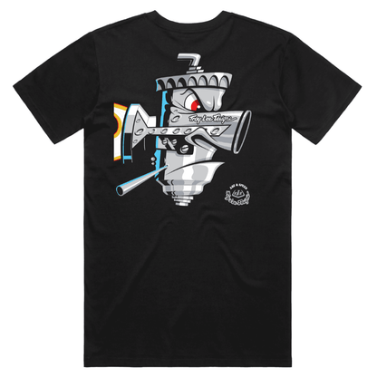 TROY LEE DESING POLERA MANGA CORTA CARB CLUB BLACK - procircuitcl