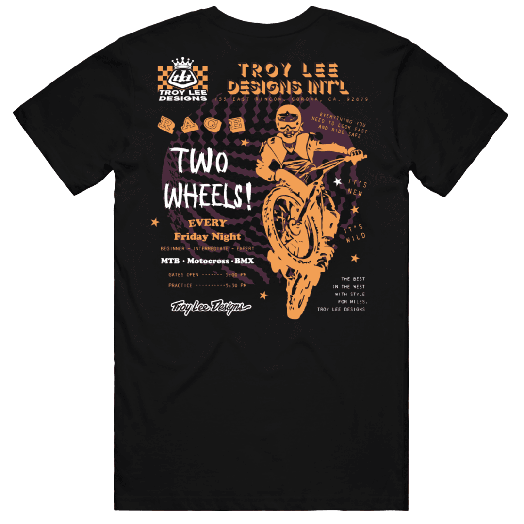 TROY LEE DESING POLERA MANGA CORTA FRIDAY NIGHT BLACK - procircuitcl