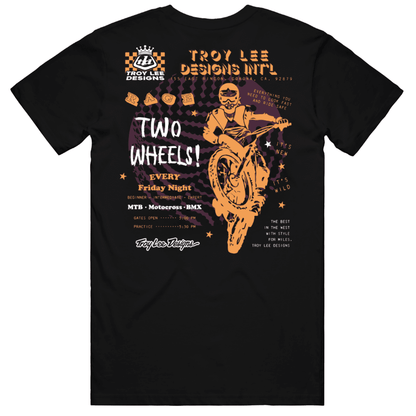 TROY LEE DESING POLERA MANGA CORTA FRIDAY NIGHT BLACK - procircuitcl