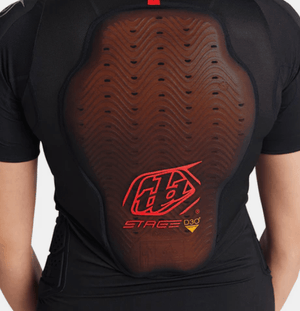 Troy Lee Desing Polera Stage Ghost D3O / Solid Black - procircuitcl