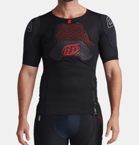 Troy Lee Desing Polera Stage Ghost D3O / Solid Black - procircuitcl