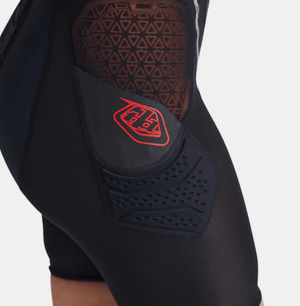 Troy Lee Desing Short Stage Ghost D3O / Solid Black - procircuitcl
