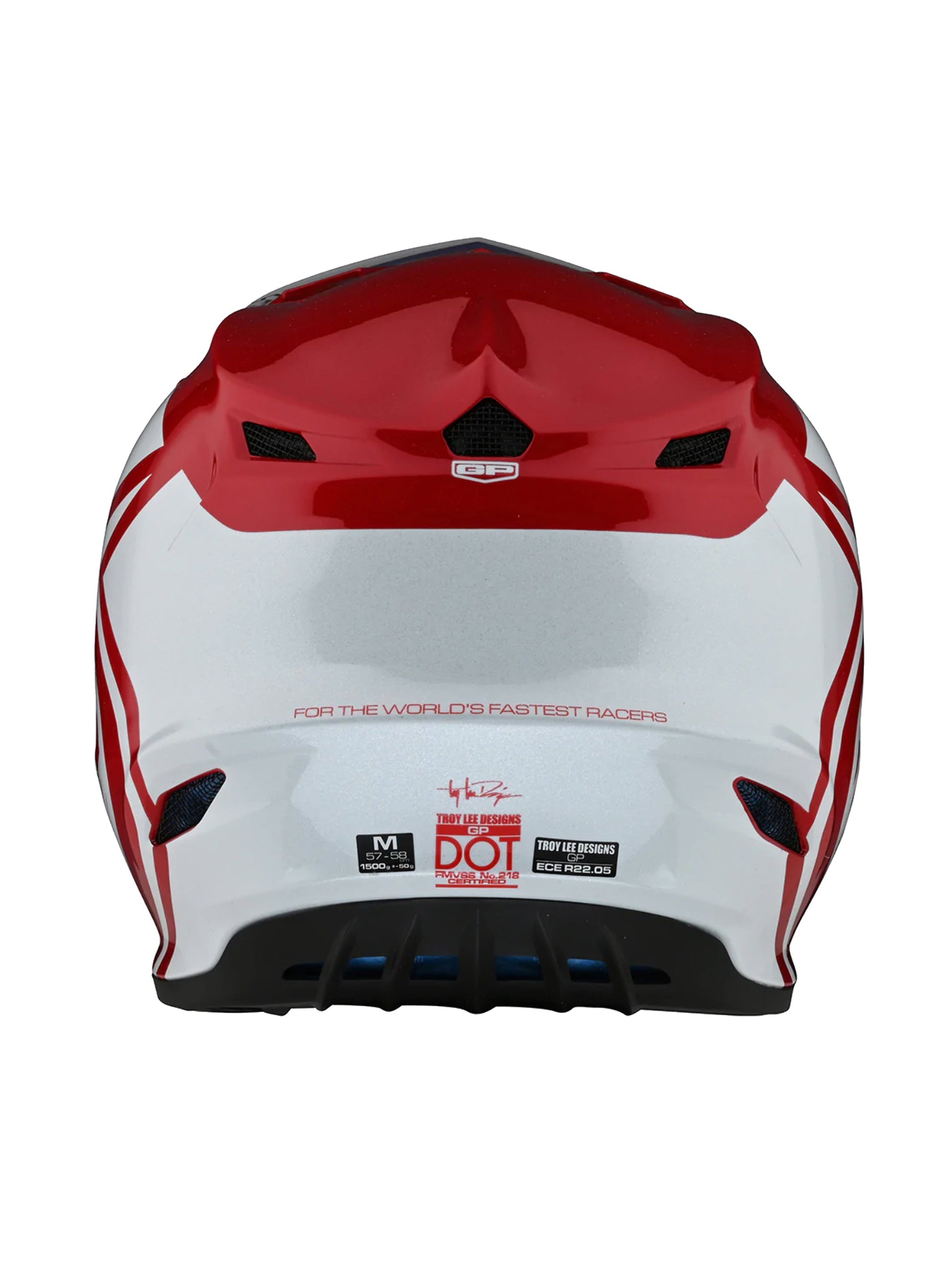 Troy Lee Designs Casco GP Overload Rojo Blanco