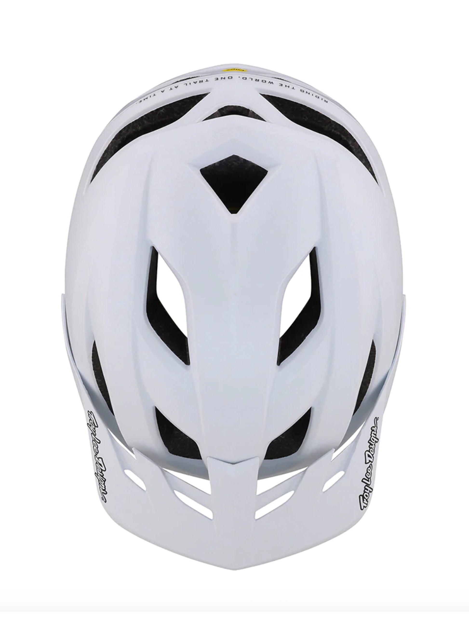 Troy Lee Designs Casco De Bicicleta Flowline Orbit Blanco Con Mips