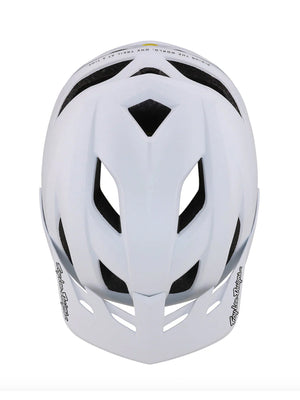 Troy Lee Designs Casco De Bicicleta Flowline Orbit Blanco Con Mips