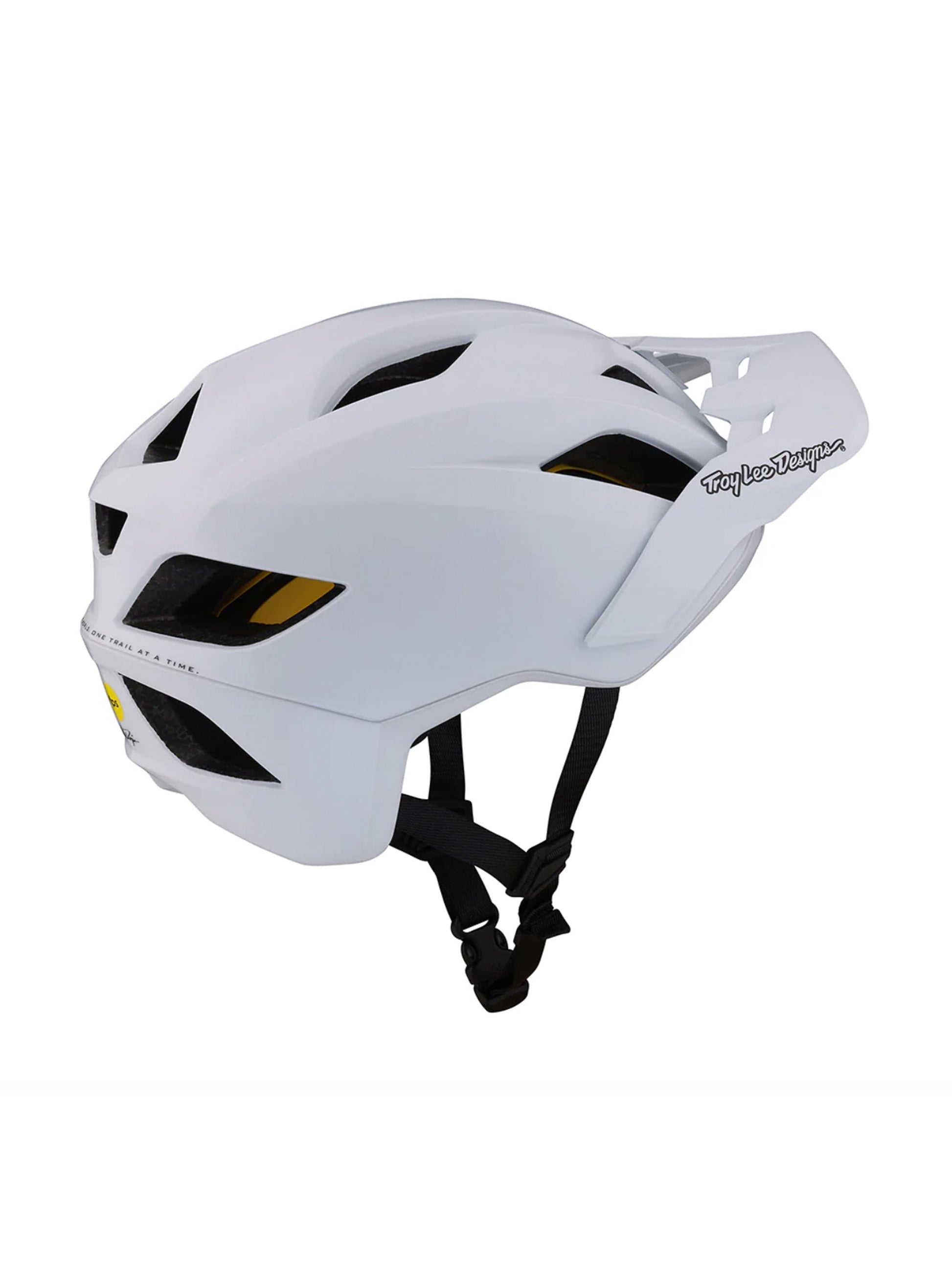 Troy Lee Designs Casco De Bicicleta Flowline Orbit Blanco Con Mips